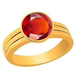                       2.5 Carat Natural Certified Hessonite Adjustable Ring by CEYLONMINE                                              