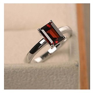                       100 Original Certified Stone 2.25 Carat Hessonite silver Ring By CEYLONMINE                                              