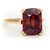 Hessonite 2 Ratti 100% Original Gemstone Asthdhatu Gold Plated Ring By CEYLONMINE