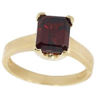                       Hessonite Stone 3.5 Ratti 100 Certified Gold Plated Ring By CEYLONMINE                                              