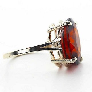                       Hessonite Gold Plated Ring 3.5 carat  natural and Eligent Gemstone Stone By CEYLONMINE                                              