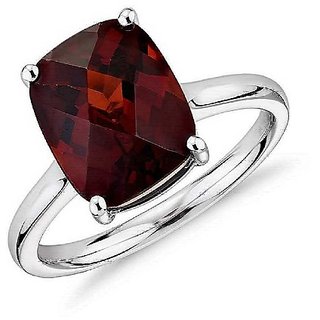                       Hessonite Astrological Stone 3.25 Ratti Certified silver Ring by CEYLONMINE                                              