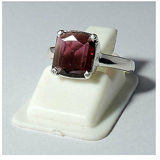                       Natural 3.25 Carat IGI Lab Certified Hessonite silver Ring by CEYLONMINE                                              