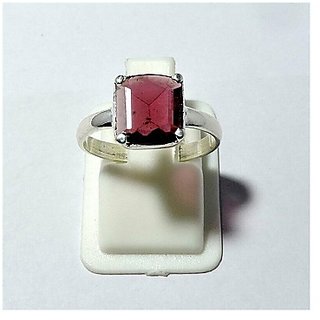 Hessonite Astrological Stone 3.25 Ratti Certified silver Ring by CEYLONMINE