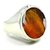 Hessonite Stone 3.25 Ratti 100 Certified Silver Ring By CEYLONMINE