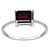 3.25 Carat 100 Original Certified Stone Hessonite Silver Ring By CEYLONMINE