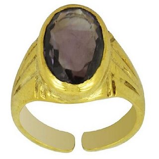4.25 Carat Original  Certified Hessonite Gold Plated Ring by CEYLONMINE