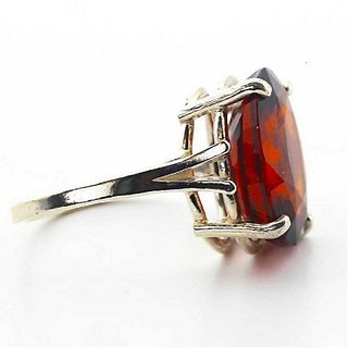                       Hessonite Gold Plated Ring 5.25 carat  natural and Eligent Gemstone Stone By CEYLONMINE                                              