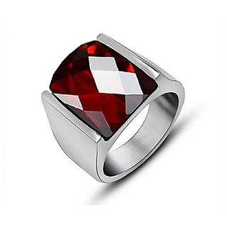                       6 Ratti Natural Certified Hessonite silver Ring by CEYLONMINE                                              