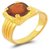 Hessonite Ring Stone 6 Ratti Gold Plated RING Natural Stone By CEYLONMINE