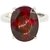 Certified Hessonite stone 6.5 Carat Astrological Stone Silver Ring By CEYLONMINE