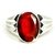 Hessonite Astrological Stone 7.5 Ratti Certified Silver Ring by CEYLONMINE