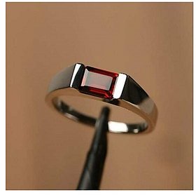 Natural Certified Hessonite 10 Carat Adjustable silver Ringby CEYLONMINE