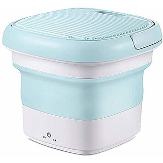 EXCLUSIVE Mini Folding Washing Machine Portable, Foldable Compact Ultrasonic Small...