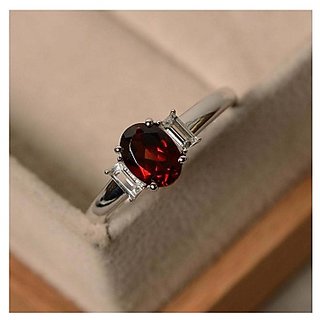                       Hessonite 12.5 Ratti 100% Original Gemstone Asthdhatu silver Ring By CEYLONMINE                                              