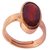 Natural 8 Carat IGI Lab Certified Hessonite Stone Gold Plated Ring by CEYLONMINE