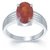 Natural and Eligent Hessonite Gemstone 8.5 Carat Silver Ring by CEYLONMINE