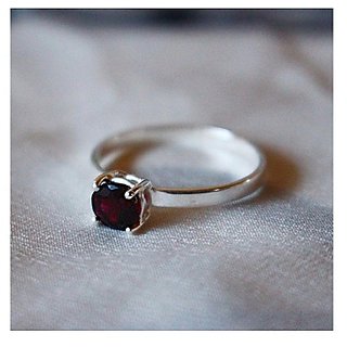 Hessonite Stone 9.25 Ratti Lab Certified Punchdhatu silver Ring By CEYLONMINE