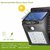 S4 Weatherproof Wireless Security Solar Motion Sensor 20 LED Wall Light for Garden, Front Door, Deck, Driveway