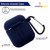 easybigdeals Silicone Shock Proof Protection Carrying Case Cover with Key Chain Compatible with  Wireless Headset (Blue)