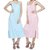 Women's long camisole hosiery cotton-free size combo of 2 pc for nighty slips, suit slip for kurtis and tops