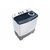 Samsung 8.0 Kg Semi-Automatic 5 Star Top Loading Washing Machine (WT80R4200LG/TL, Light Grey, Royal Blue Lid (Transparen