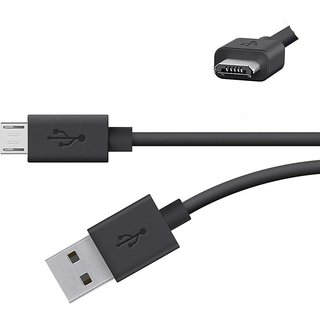 Micro Usb Data Charging Cable For Redmi Smartphone Mobile 1 Mtr Black
