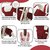 Elegant Baby Carrier with 4 carry positions, for 6 to 24 months baby, Max weight Up to 15 Kgs Red