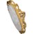 White And Golden Adjustable Ring For Women And Girls