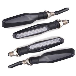 Love4ride 12V KTM Amber LED Non Breakable xBike Turn Signal Indicators Light Turning Lamps (Set of 4)