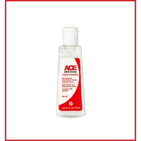 Ace Defence Gel Hand Sanitizer 50ml. Anti Bacterial Kills 99.9of Ilness Cou