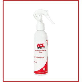 ACE DEFENCE SURFACE DISINFACTANT SPRAY 200ML. KILLS 99.9 GERMS.