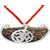 Raviour Lifestyle Energized 1 Mukhi Rudraksha Om Pendant With Lab Certified Metal Pendant
