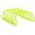 Kalindri Sports 6 Inches Agility Hurdle for Sports Training, Jumping Drills, Soccer, Football, Gym, Fitness Pack of 6