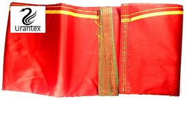 Urantex Pooja Shop Silk Dhoti With Shawl