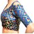 Stitch O Fab Navy Blue cool sleeve Brocade Women Blouse-199