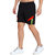 MRD UNISEX RUNNING  SPORTS SHORTS COMBO WITH ZIPPER POCKETS (FREE SIZE WAIST 28 to 34 INCH) (PACK of 3)
