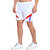 MRD UNISEX RUNNING  SPORTS SHORTS COMBO WITH ZIPPER POCKETS (FREE SIZE WAIST 28 to 34 INCH) (PACK of 3)