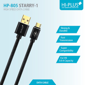 HiPlus STARRY1 USB CABLE ANDROID PIN 3A GOLD COLOUR