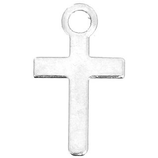                      CEYLONMINE-Original  Silver Plating Jesus Cross Pendant Without Chain                                              