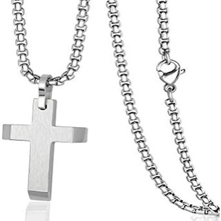 CEYLONMINE-Silver plating Pandent Jesus Cross without chain Only Pendant CEYLONMINE-Silver plating Pandent Jesus Cross without chain Only Pendant