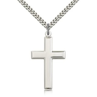                       CEYLONMINE-Sterling Silver Original Jesus Cross Pendant                                              