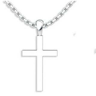                       CEYLONMINE-Original  Silver Plating Jesus Cross Pendant Without Chain                                              