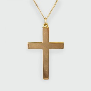 CEYLONMINE- Pendant Gold Plating jesus cross natural and unisex pendant CEYLONMINE- Pendant Gold Plating jesus cross natural and unisex pendant