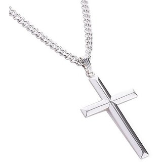                       CEYLONMINE-Original Silver Plating Jesus Cross  Pendant Without Chain                                              