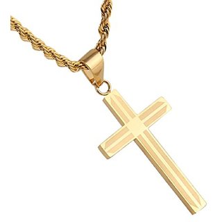 CEYLONMINE-Gold plating Pandent Jesus Cross without chain Only Pendant CEYLONMINE-Gold plating Pandent Jesus Cross without chain Only Pendant
