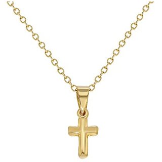                       CEYLONMINE-Gold Plating  Jesus Cross Pendant                                              