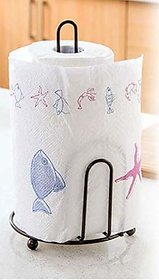 innovative art works casr iron napkin holder/ Kitchen Paper Towel Holder, One-Handed Tear Paper Towel Container Bathroom