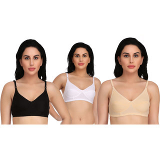 Daily Use Stylish Bra for Women and Girls Pack of 3