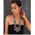 Mmha Antique Oxidised Silver Side Pendant Ghungroo Beads Designer Necklace Jewellery for Women